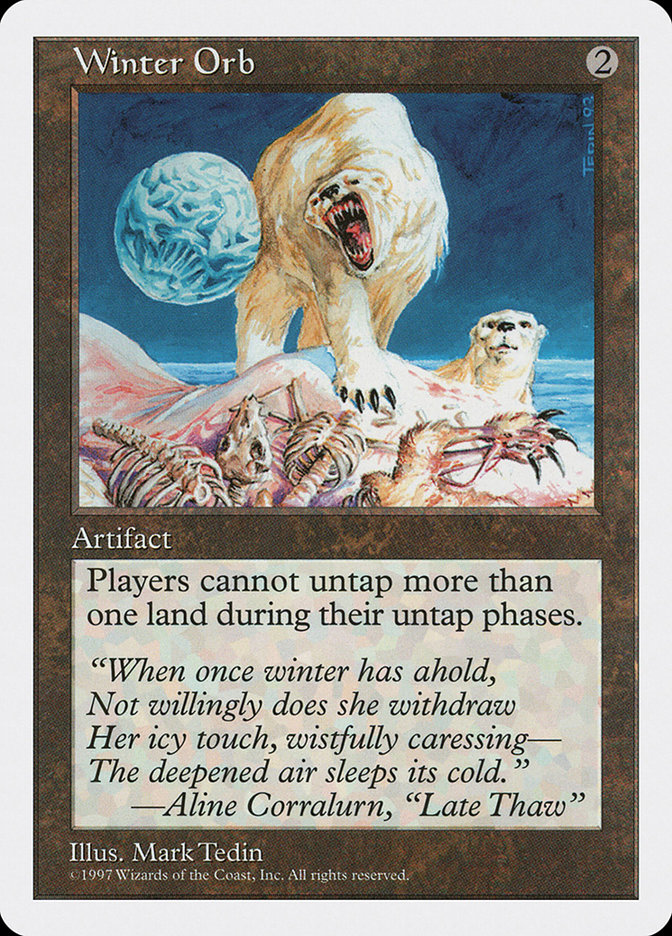 冬の宝珠／Winter Orb - MTGフレーバーテキストwiki | Magic the